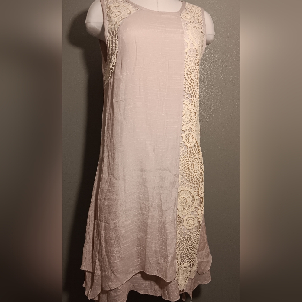 Dress with Lace Detail